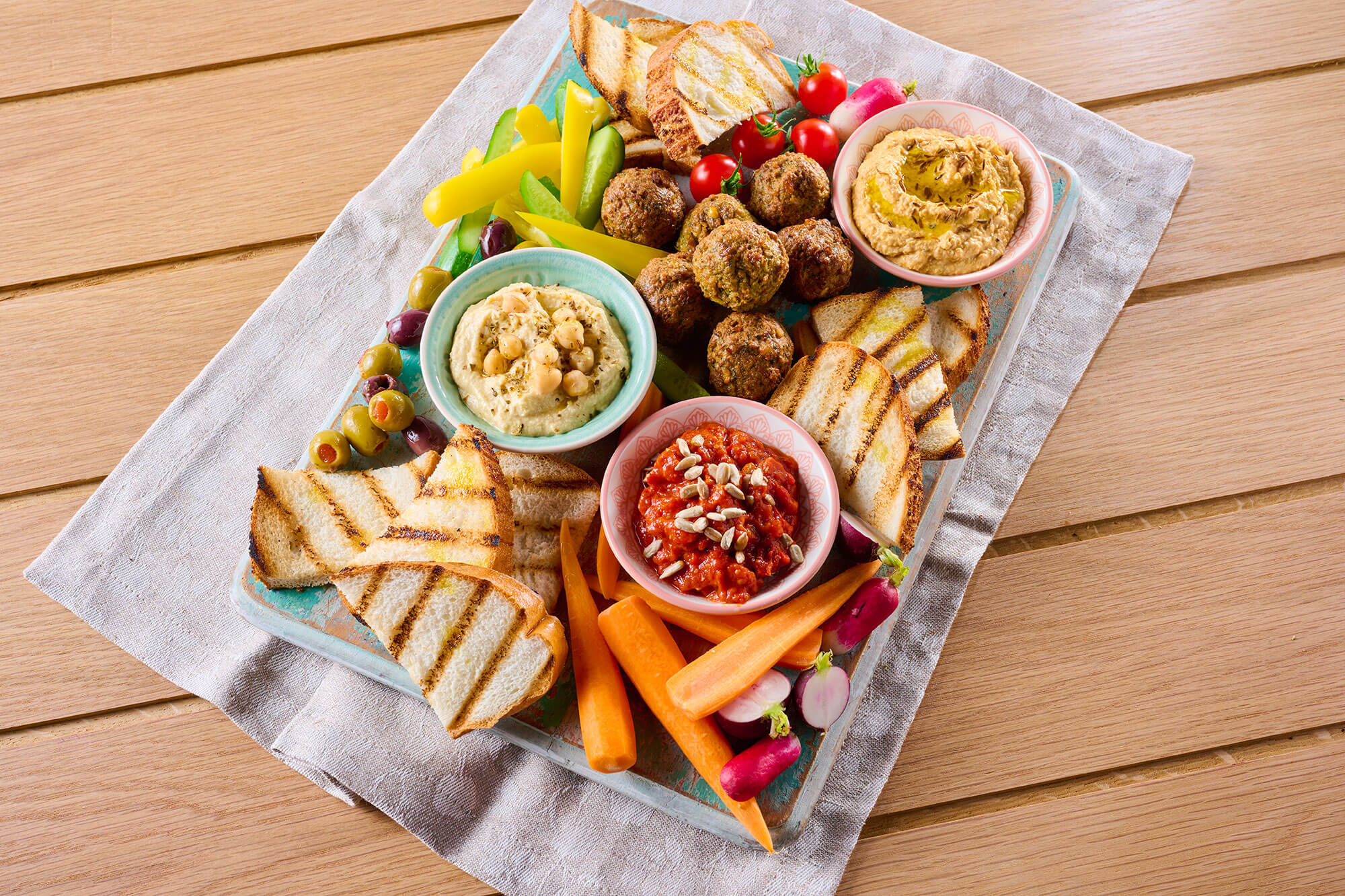 Warburtons Gluten Free Tiger Bloomer Mezze Board