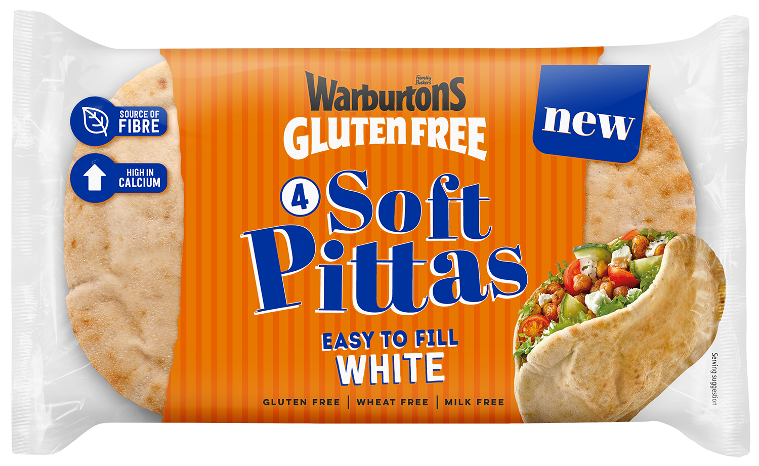 Warburtons Gluten Free Pittas